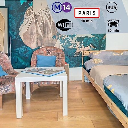 Le Chic Audonien - Cozy Nest Before Gates Of Paris - Access From Cdg & Orly Airports - Wi-Fi - Smart Tv Lägenhet Saint-Ouen  Exteriör bild